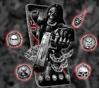 Horror Devil Death Skull Theme screenshot 5