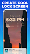 2 Schermata Aesthetic Lock Screen Pro