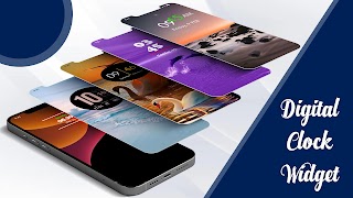Digital Clock Widget - Home Sc penulis hantaran