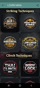 Learn MMA techniques الملصق