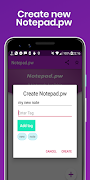 برنامه‌نما Notepad.pw Stack عکس از صفحه