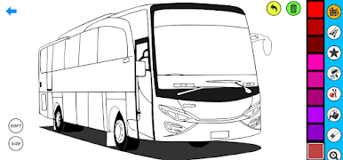 Bus Coloring Pages-poster