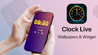 Clock App Wallpaper Live ภาพหน้าจอ 1