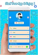 jimin bst Fake call & chat 海報