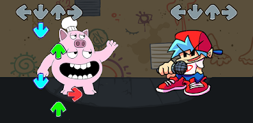 FNF chef Pigster Mod Funkin Cartaz