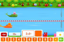Squeebles Maths Race plakat