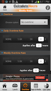 Time Card Calculator Pro 截圖 4