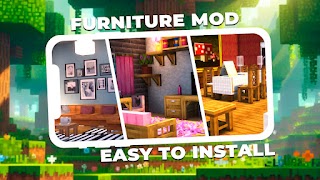 Minecraft PE के लिए फर्नीचर मॉ स्क्रीनशॉट 2