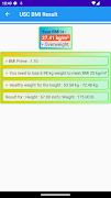 BMI BMR Calculator 截图 3