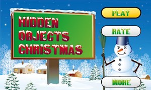 Hidden Objects Weihnachten Plakat