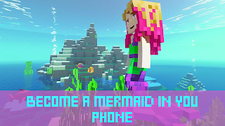 Mermaid for Minecraft PE MOD 스크린샷 1