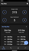 1 Rep Max Calculator and Log পোস্টার
