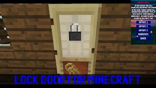 برنامه‌نما Lock Door Mod for Minecraft PE عکس از صفحه