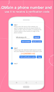 Mobile number generator-sms receive,virtual number ภาพหน้าจอ 1