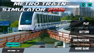 برنامه‌نما Metro Train Simulator 2015 عکس از صفحه