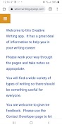 CREATIVE WRITING captura de pantalla 2