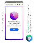 برنامه‌نما Compose M Multiplatform UI KIT عکس از صفحه