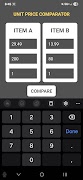 Unit Price Comparison Tool 스크린샷 2