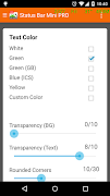 Status Bar Mini Pro تصوير الشاشة 5