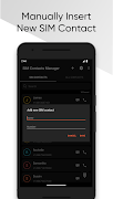 3 Schermata SIM Contacts Manager
