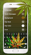 Weed Keyboard Theme โปสเตอร์