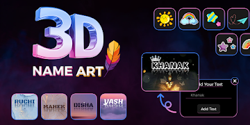 3D Name Art - Text Art Maker bài đăng