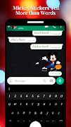 برنامه‌نما Mickey Stickers for Whats عکس از صفحه