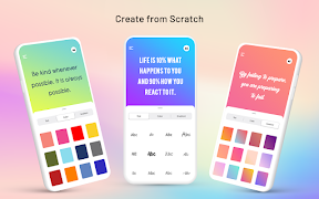برنامه‌نما Rangin: Gradient Status Maker عکس از صفحه
