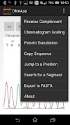 DNAApp: DNA sequence analyzer capture d'écran 5