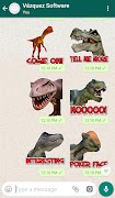 4 Schermata WASticker Dinosaurs
