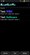 3 Schermata Scroll Text Pro