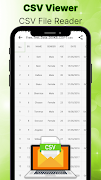 CSV Viewer & CSV Reader скриншот 3