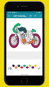 برنامه‌نما Coloring Motorcycles Ideas عکس از صفحه