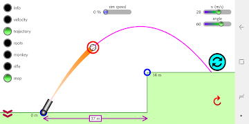 Projectile Motion for High Sch постер