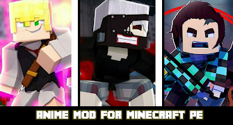 Anime Mod for Minecraft poster