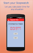 Stopwatch timer imagem de tela 1
