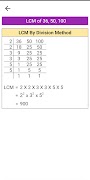 Prime Factorization, LCM & HCM 스크린샷 5