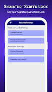 Signature Lock Screen ảnh chụp màn hình 5