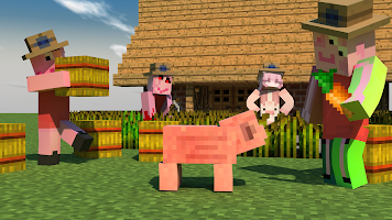 Peppa Pig Minecraft Addon تصوير الشاشة 2