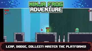 Ninja Frog - Jump Adventure screenshot 1