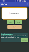برنامه‌نما Flip Text عکس از صفحه