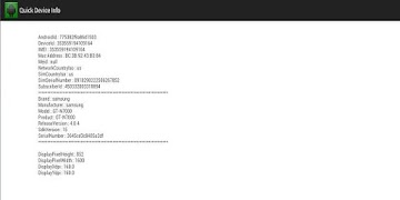 Quick Device Info ภาพหน้าจอ 1