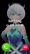 Anime Caller Screen captura de pantalla 1