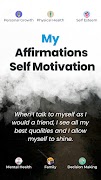 Affirmations - Self Motivation Plakat