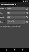 Binary Hex Converter تصوير الشاشة 1