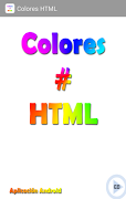 Colores HTML Plakat