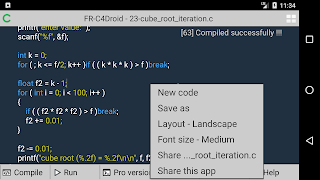 C4Droid - Simple C programming স্ক্রিনশট 6