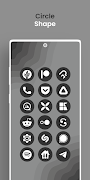 Android 14 Dark - Icon Pack скриншот 2
