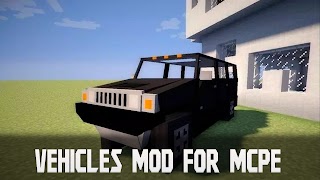Vehicles Mod for Minecraft PE 海报