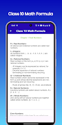 2 Schermata Class 10 Math Formula